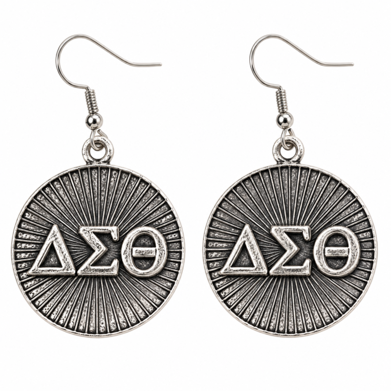 Delta Sigma Theta Burst Earrings