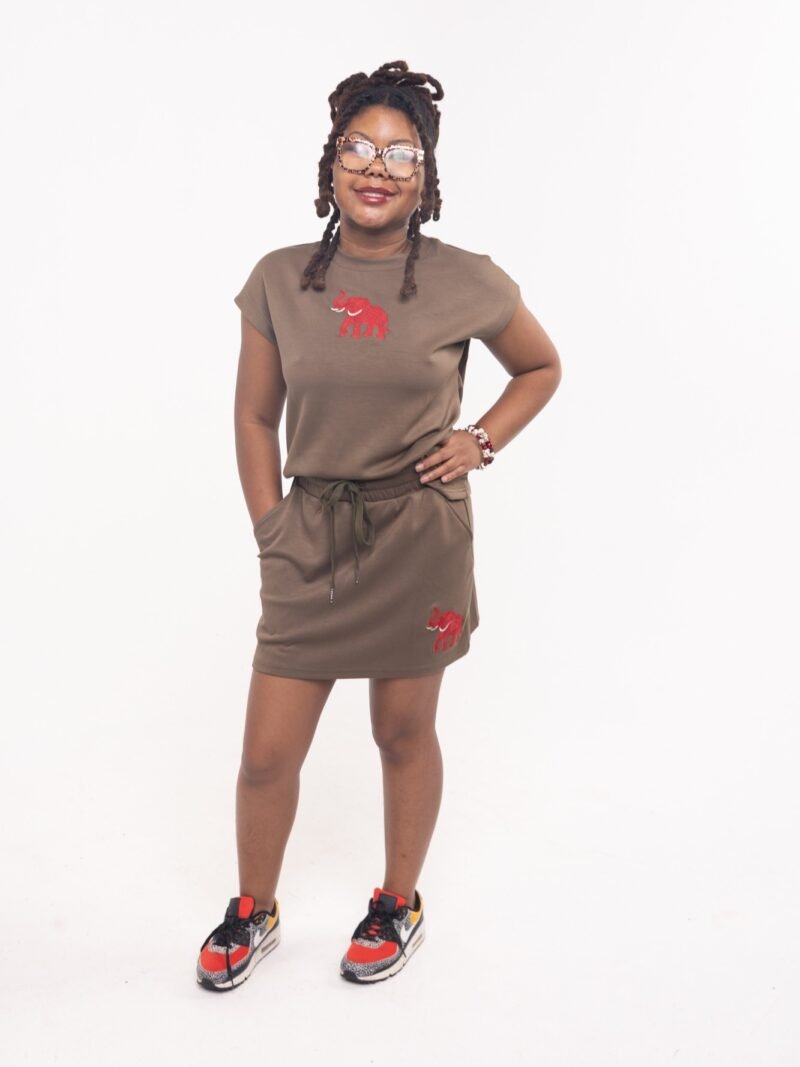 Red Elephant Skort