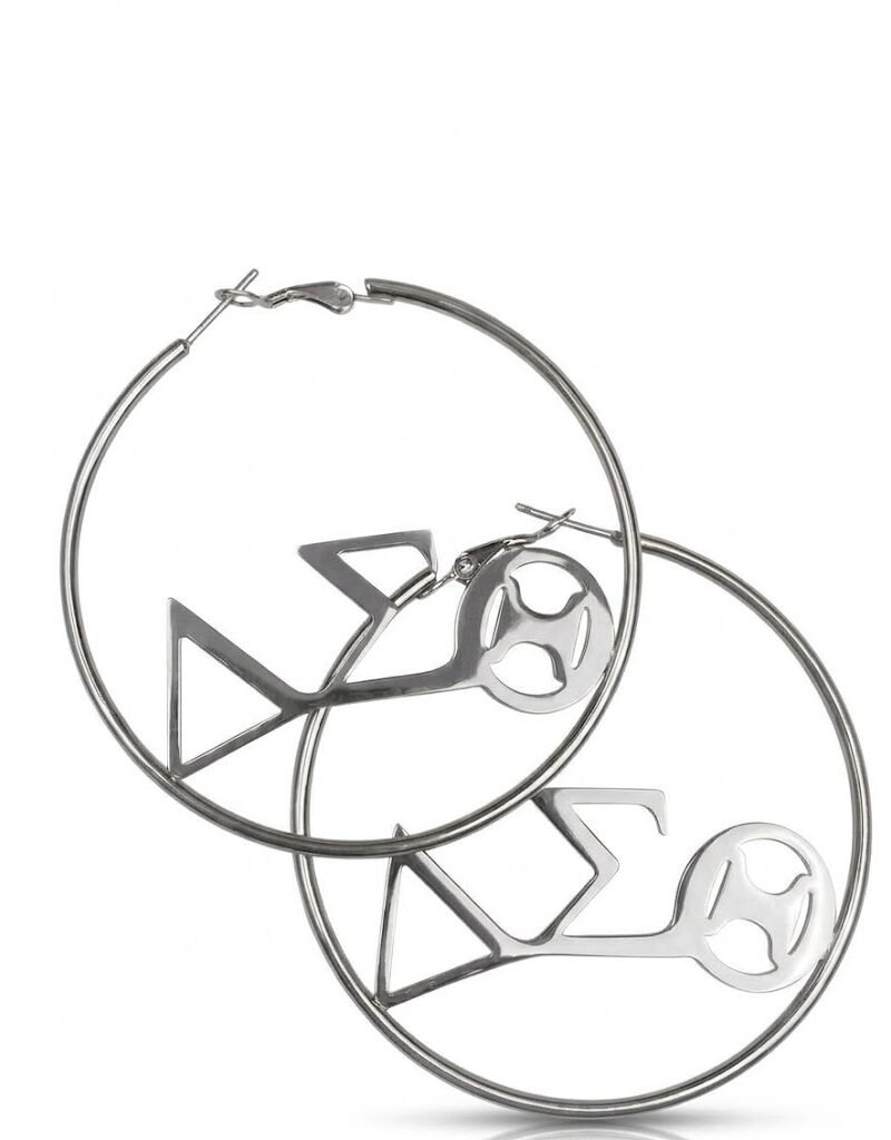 ΔΣΘ Hoop Earrings