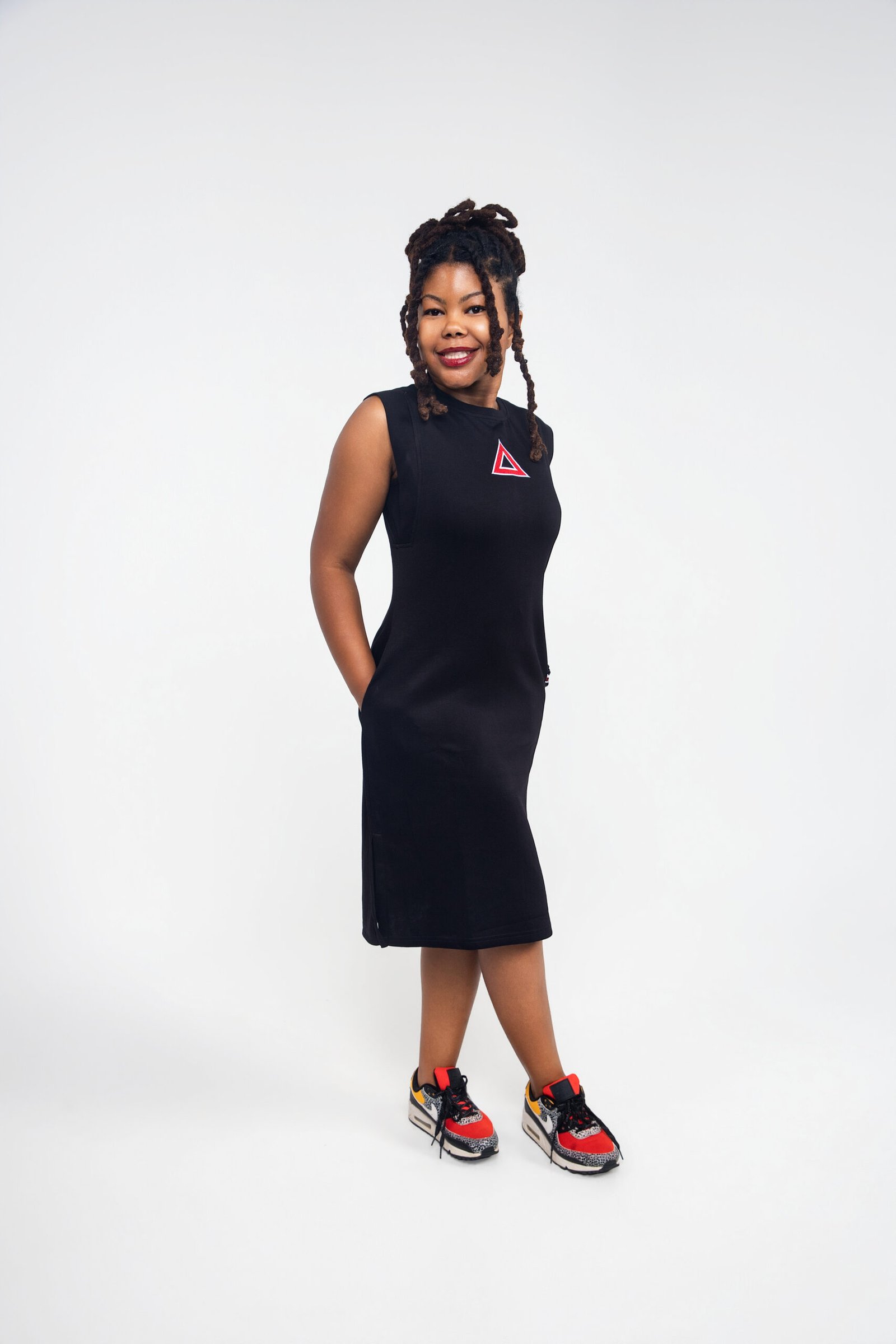 Pyramid Midi Dress