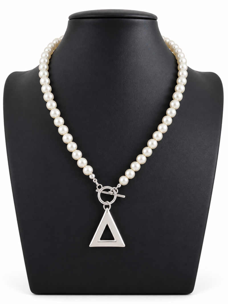 Pearl Pyramid Necklace