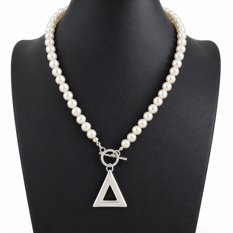 Pearl Pyramid Necklace