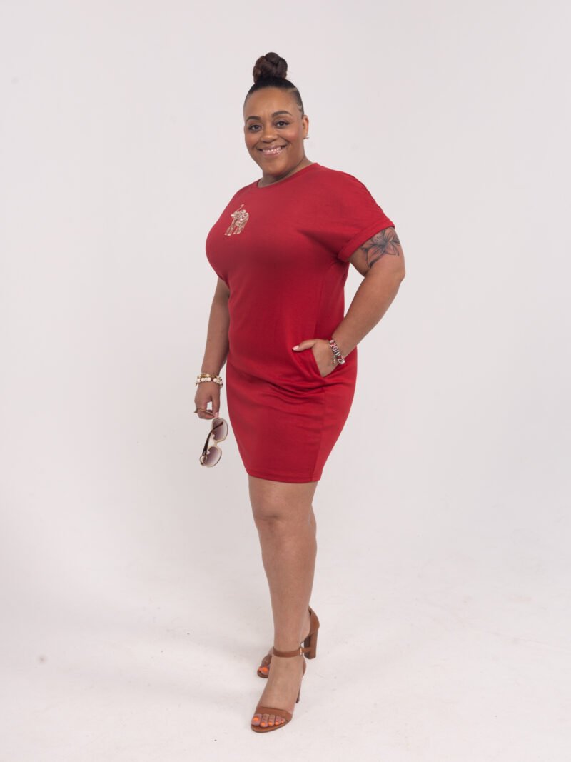 Multi Elephant T-Shirt Dress