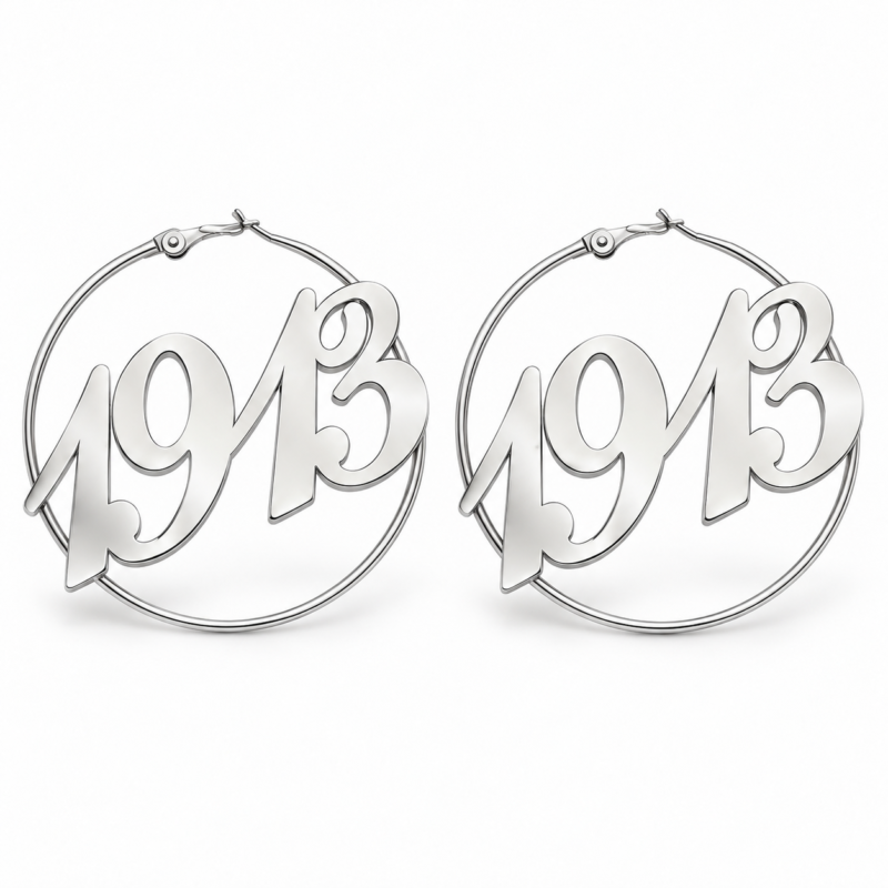 Delta Sigma Theta 1913 Earrings