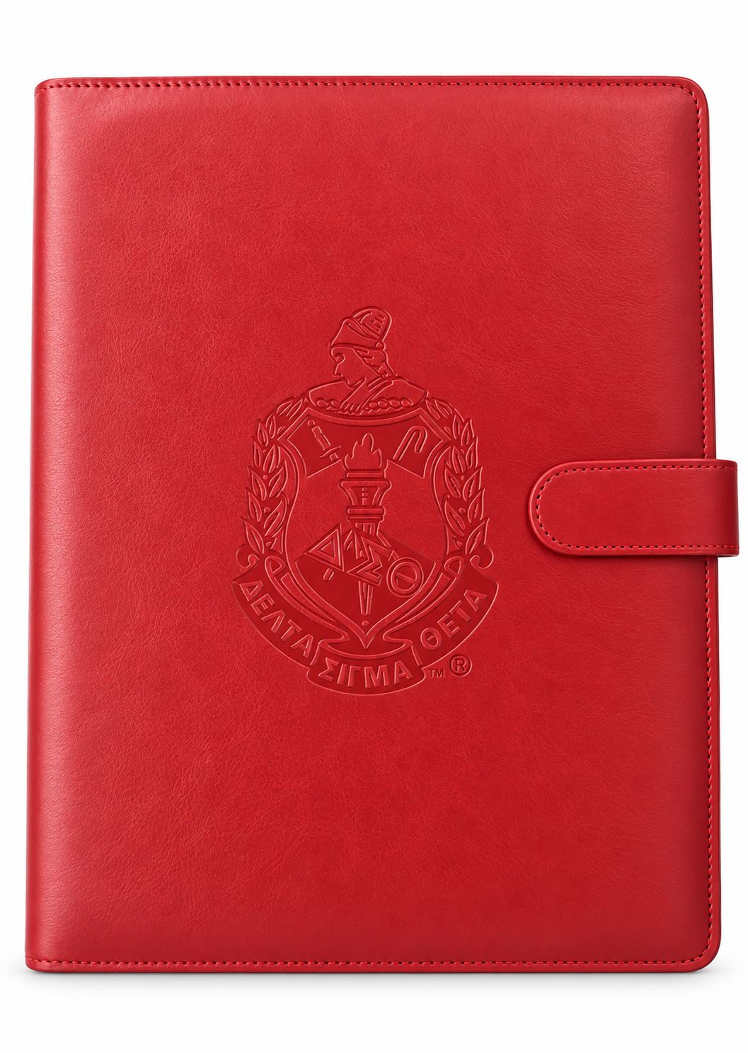 DST Red PU Leather Portfolio