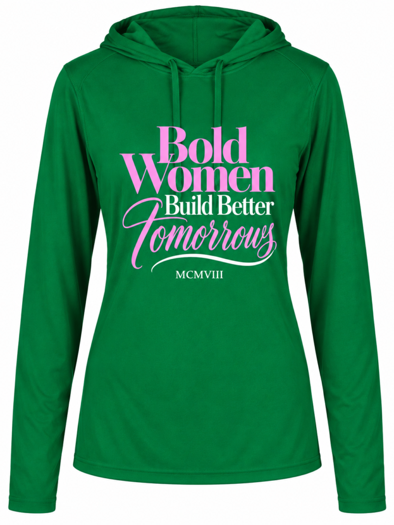 Bold Women Sweatshirt - Pink & Green